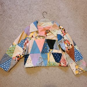 Handmade lined quilted jacket